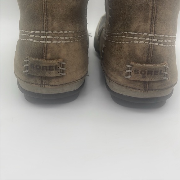 Sorel Brown and Cream Winter Boots - Picture 8 of 13